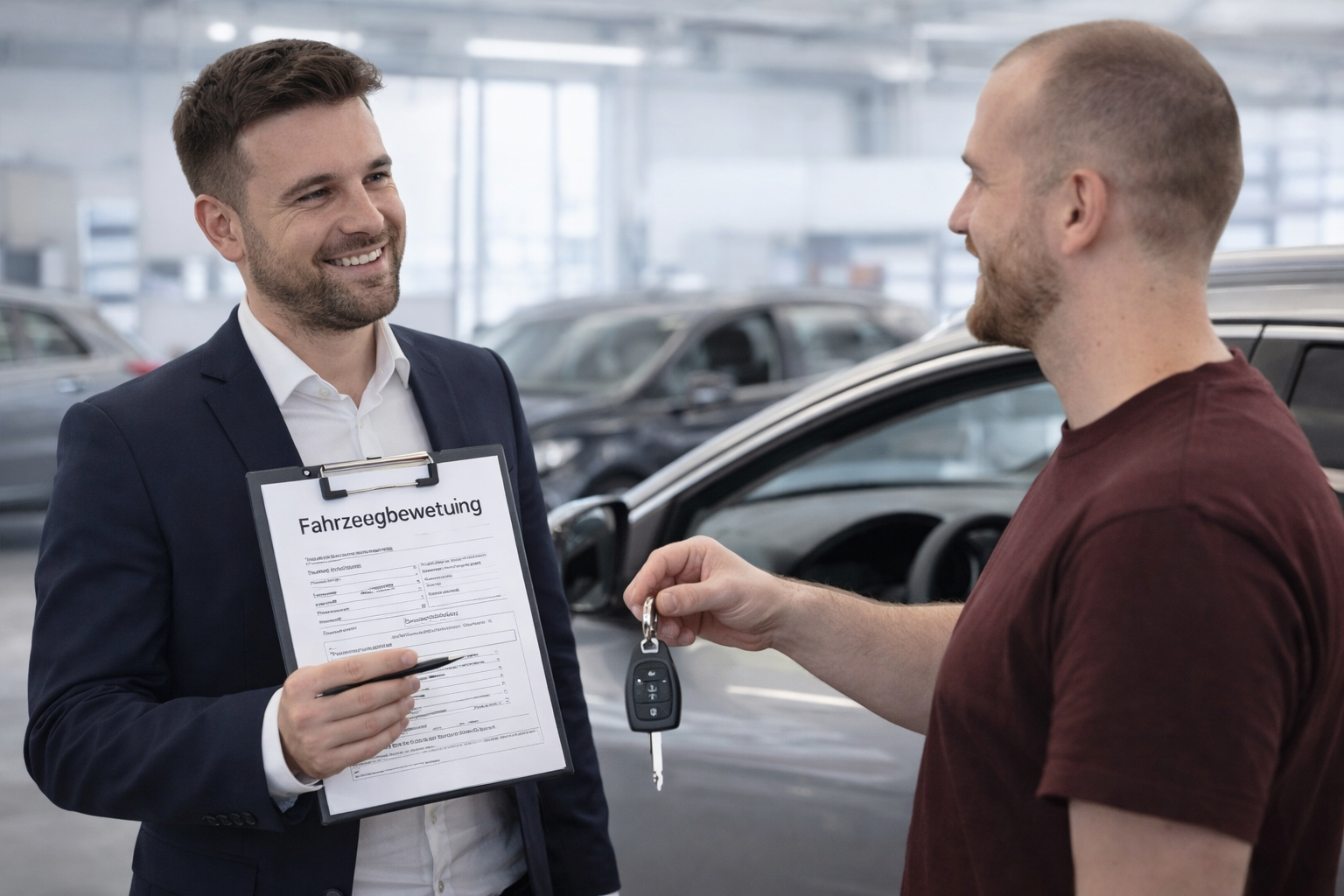 Abbildung Model Fahrzeuginzahlungnahme