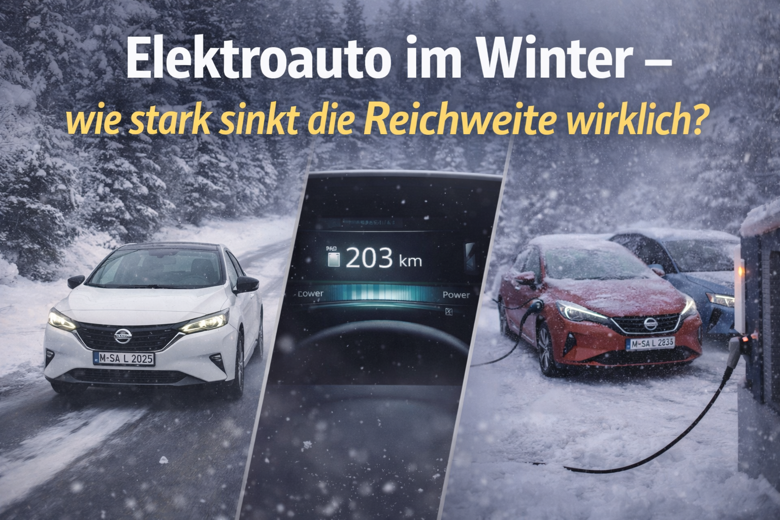 Elektroauto im Winter – wie stark sinkt die Reichweite wirklich?