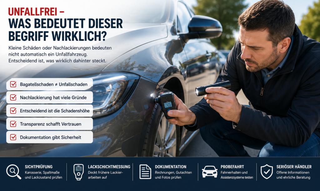Unfallfrei – was bedeutet dieser Begriff wirklich?