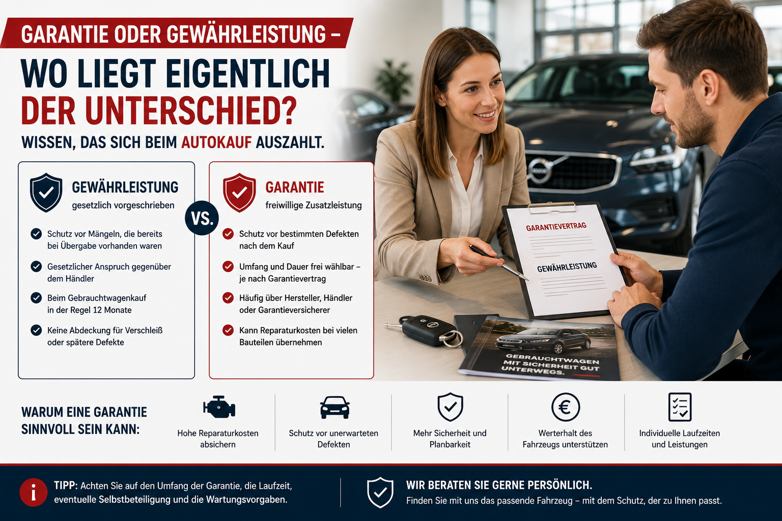 Garantie oder Gewährleistung – wo liegt eigentlich der Unterschied?