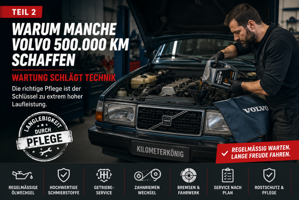 Warum manche Volvo 500.000 Kilometer schaffen – Wartung schlägt Technik